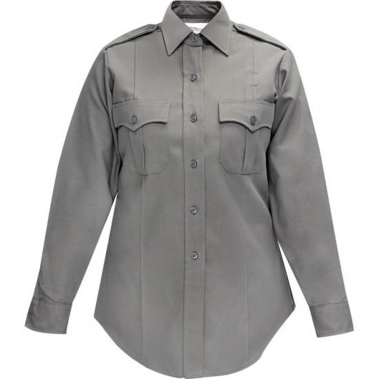 WOMEN'S COMMAND 100% POLYESTER LONG SLEEVE SHIRT (NO ZIPPER)