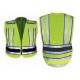 HIVIS YELLOW SAFETY VEST WITH NAVY BAND AND POLICE LETTERING